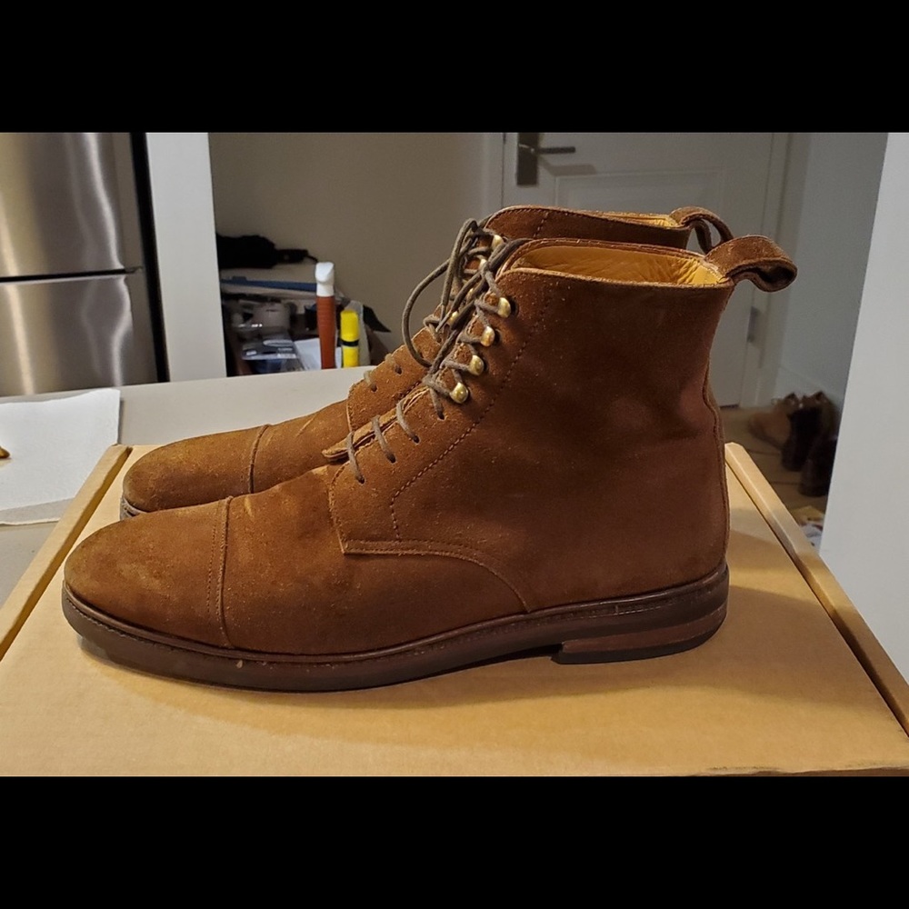 Meermin Snuff Repello Suede Boots — 7E